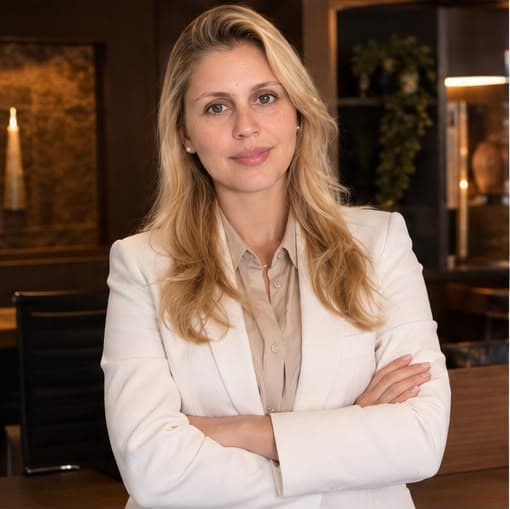 Daniela Costa em ambiente profissional
